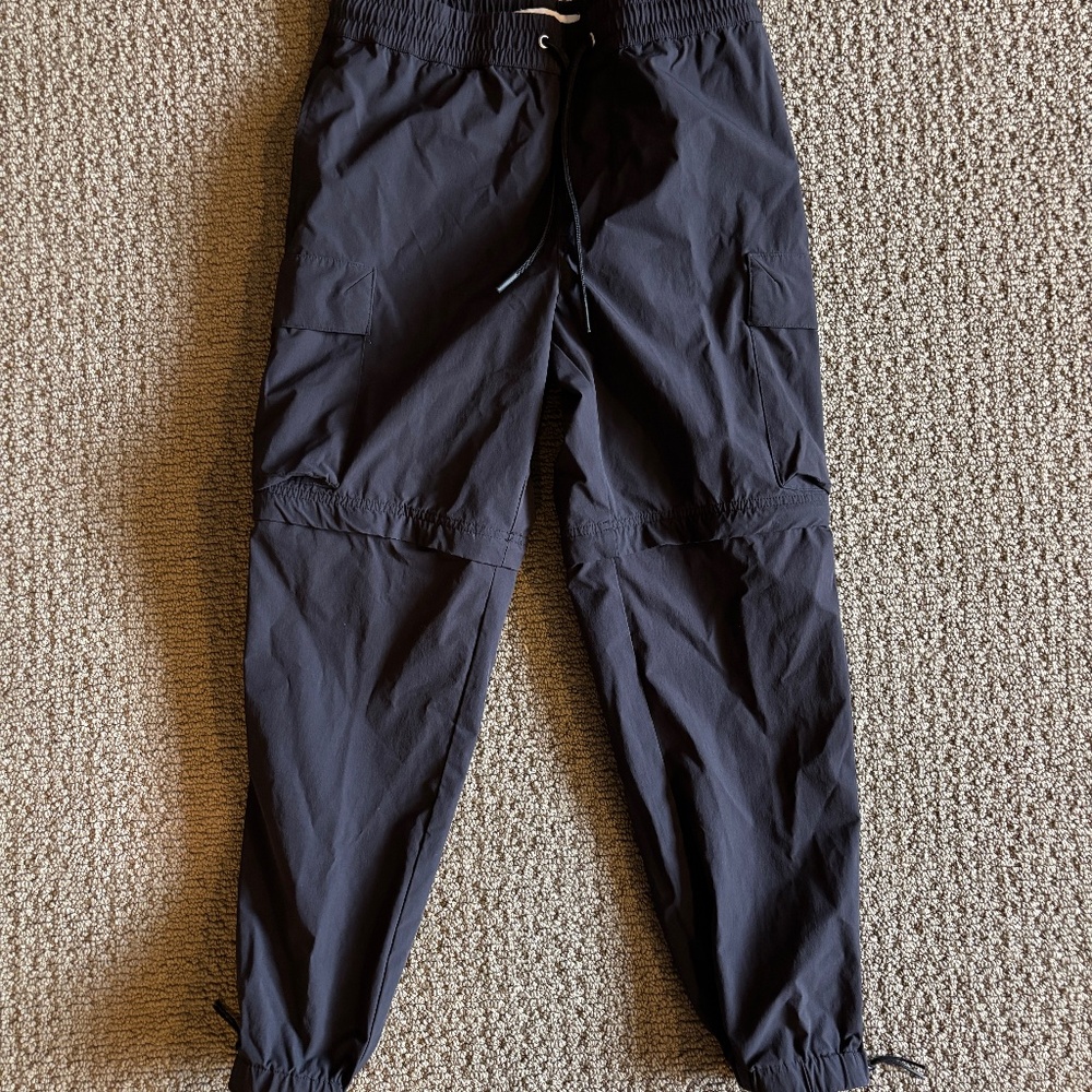 PACSUN zip off joggers BLK Men's Medium NWOT